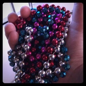 Five necklaces.      3